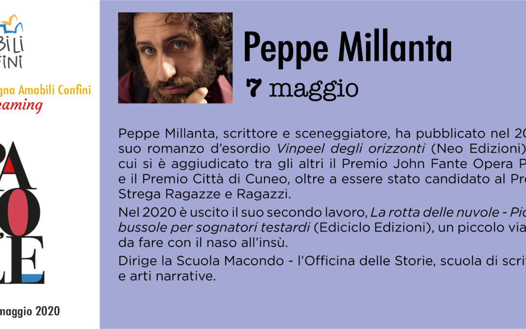 Peppe Millanta – “La rotta delle nuvole – Piccole bussole per sognatori testardi”